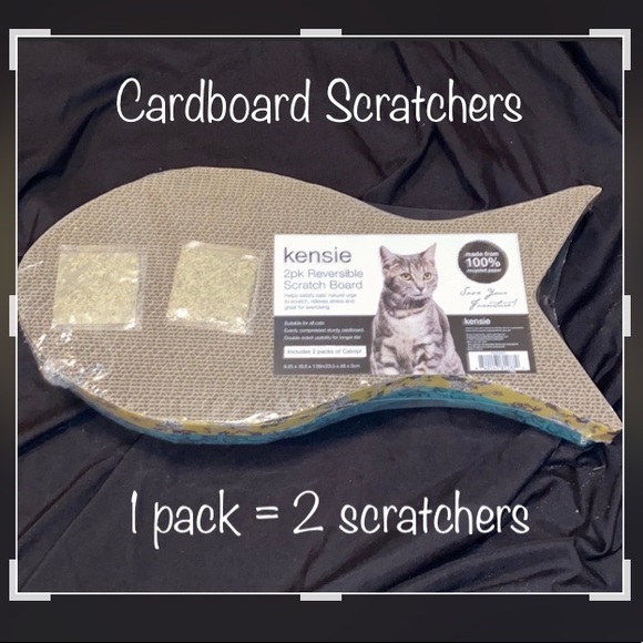 Other - Cat scratcher - cardboard NWT fish shaped 1 pack = 2 scratchers